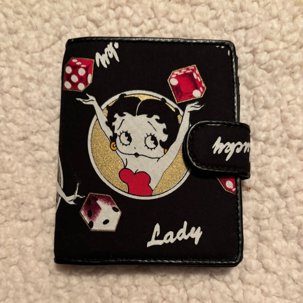 Betty Boop Cloth Bifold Wallet
